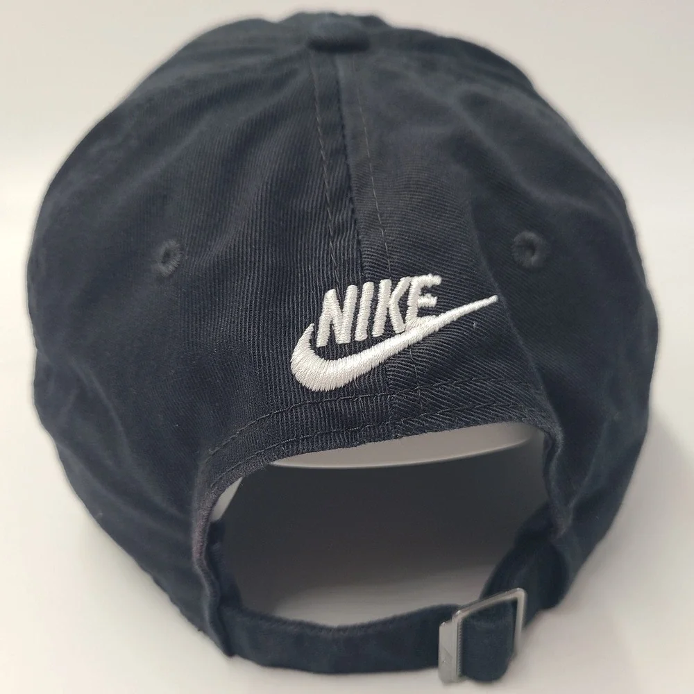 Nike Hat Strapback Black White Just Do It Heritage86 1Size Casual Dad Cotton Men